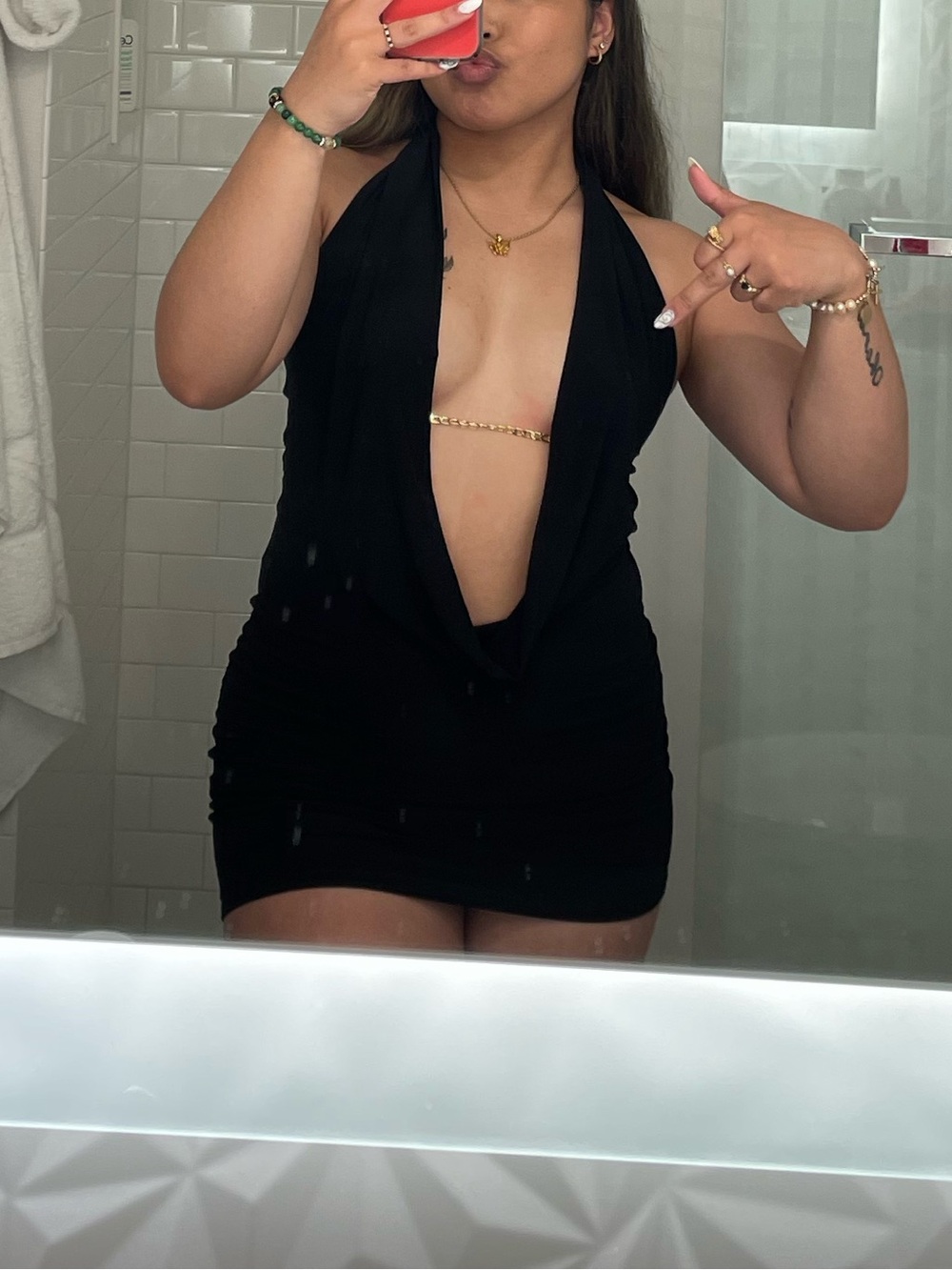 ✨Pretty Little Thing Black Mini Dress🖤